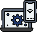 Dedicated Infrastructure Icon-dedicated infrastructure, high redundancy, stable access, network services, over 30,000 users, dedicated line bandwidth, data center